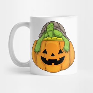 Turtle Halloween Pumpkin Mug